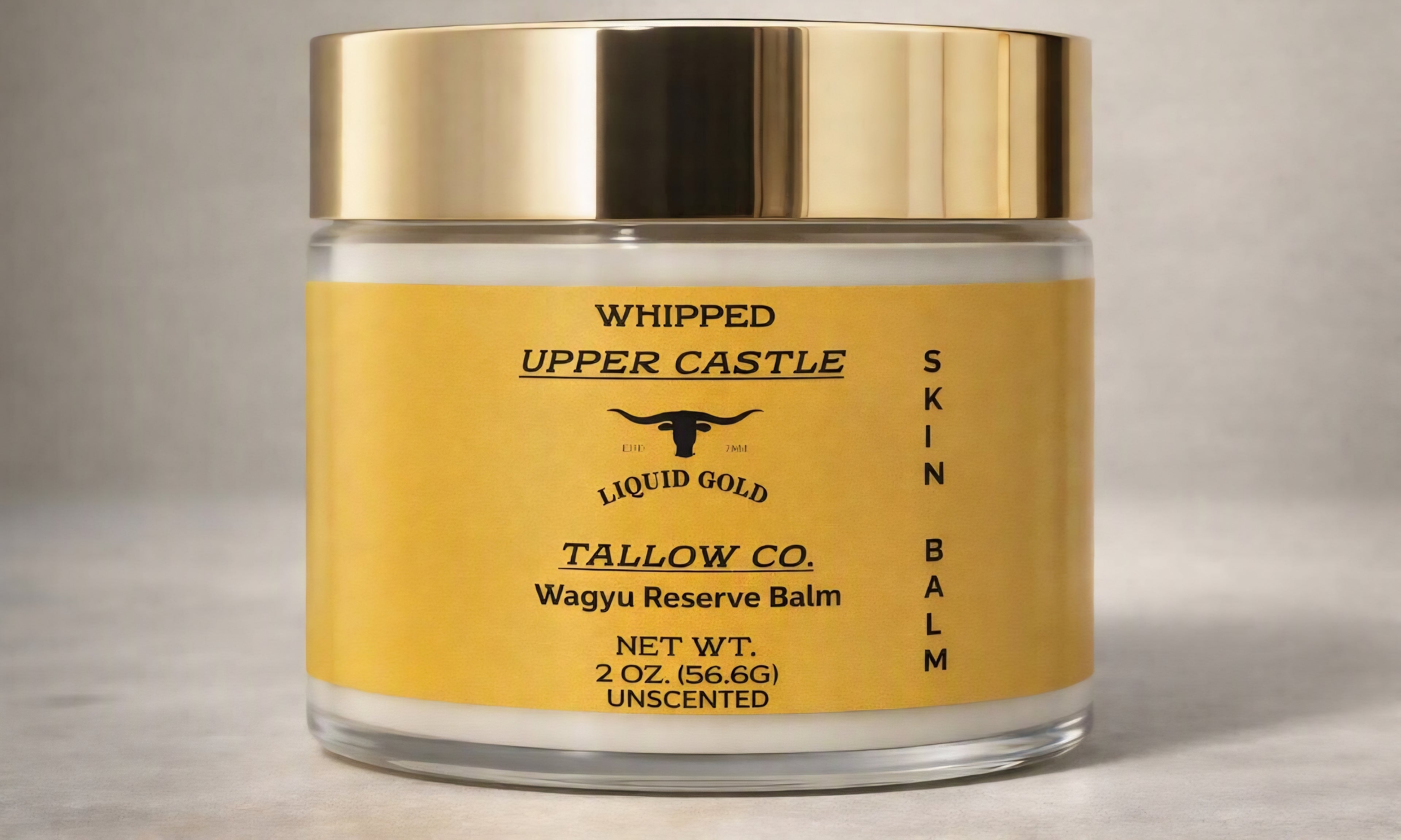 Wagyu Reserve Balm — Ultra‑Premium Grass‑Fed + Wagyu Tallow (Unscented)