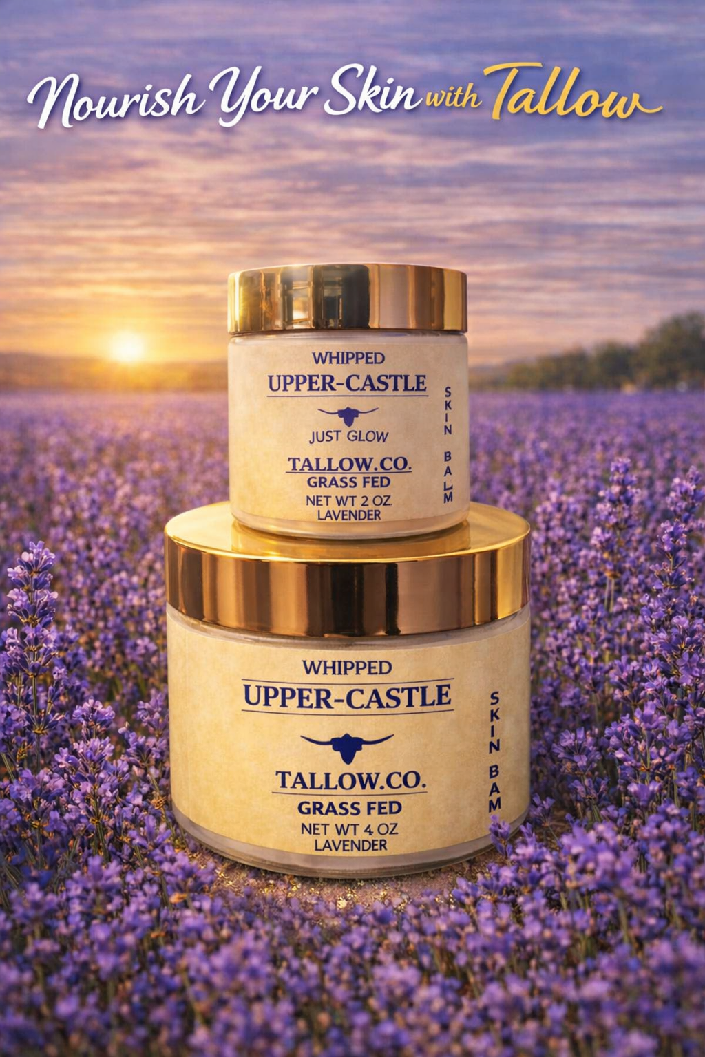 Whipped Grass‑Fed Tallow Balm