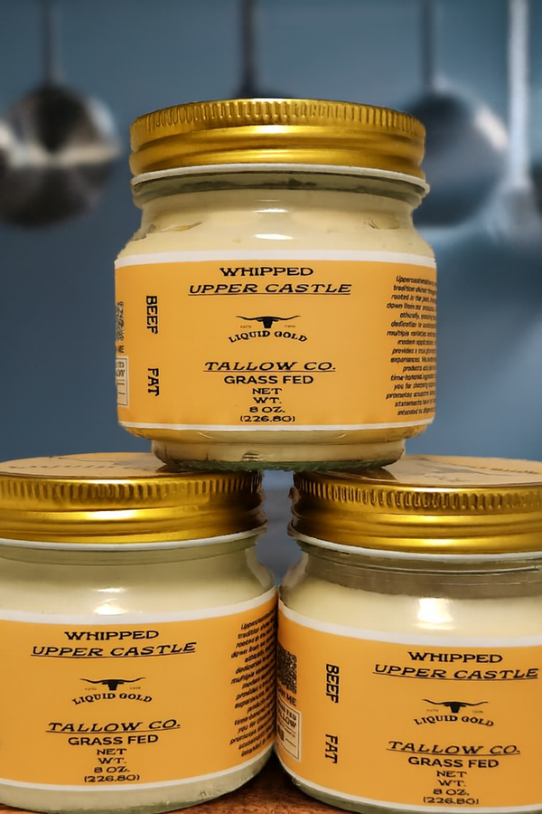 Whipped Grass-Fed Beef Tallow Ritual 3-Pack, 8 oz Jars