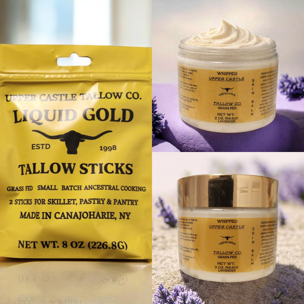 Starter Tallow Trio Gift Set – Skincare Balms + Stick