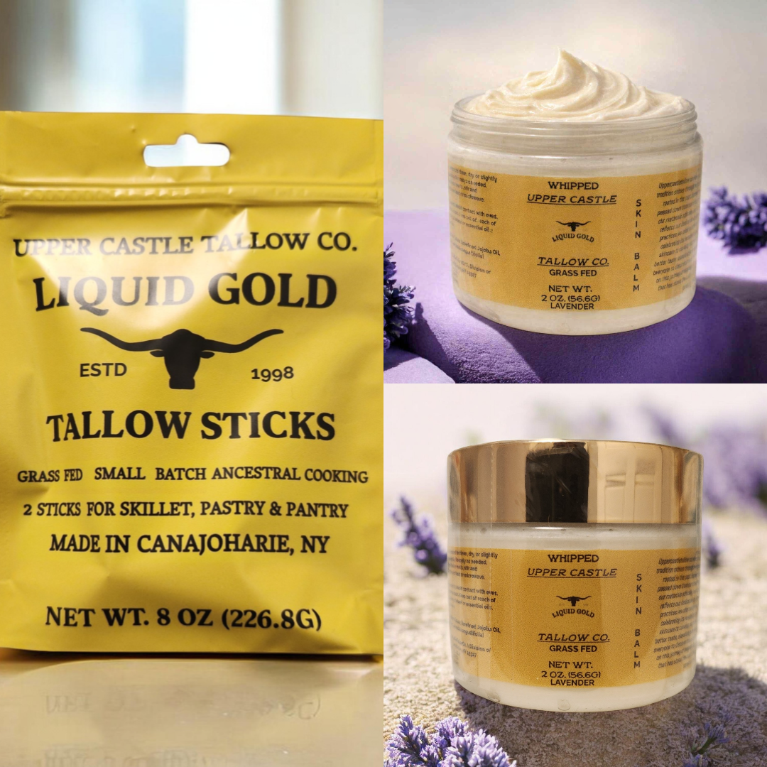 Starter Tallow Trio Gift Set – Skincare Balms + Stick